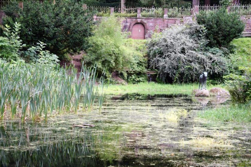 Unterfreundenblog Biergarten mit Wasserblick am Wasser Heidelberg - Restaurant Wolfsbrunnen Schlierbach