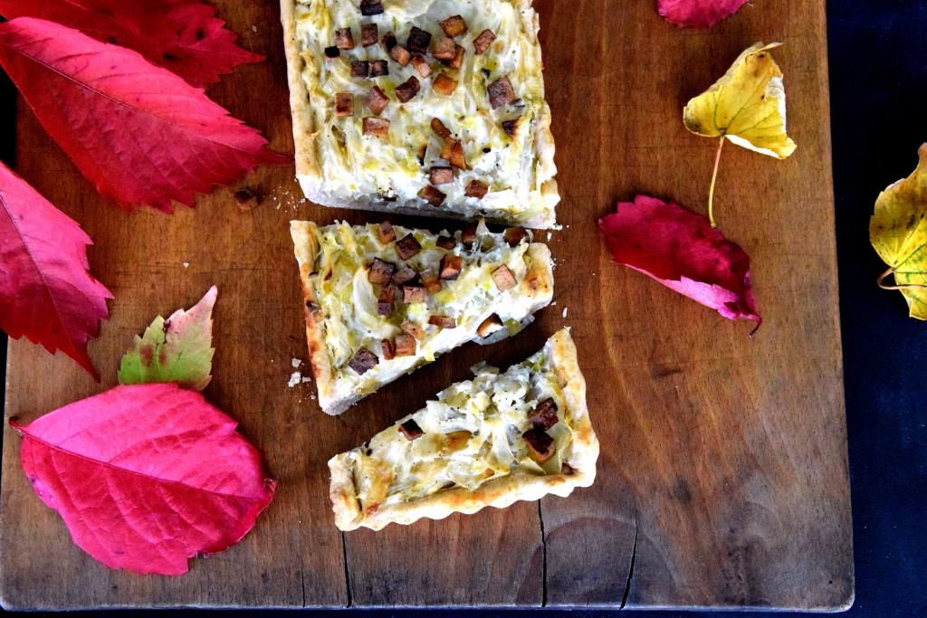 Ein Herbst-Must-Eat! Zwiebelkuchen, heute mal&nbsp;vegan