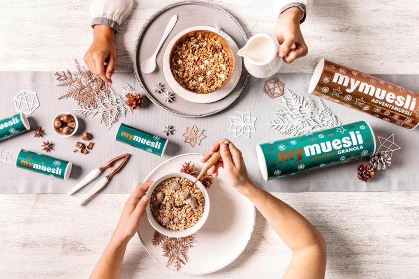 Unterfreundenblog Bloggeburtstag Geburtstag Gewinnspiel Mymuesli Christmas Granola