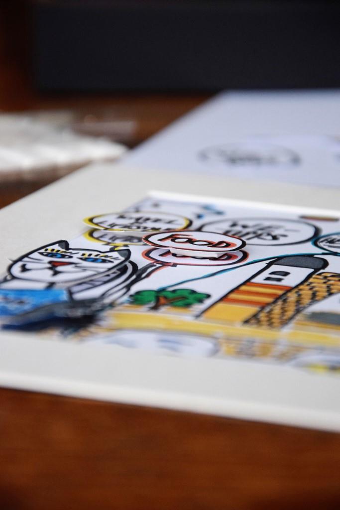 Unterfreundenblog DIY Bild Rizzi Style 3D-Effekt Geschenkidee