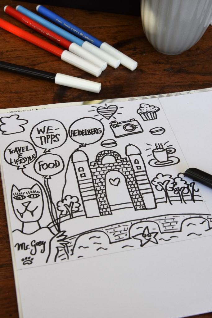 Unterfreundenblog DIY Do it yourself Bild Rizzi Stil 3D Effekt Geschenkidee 