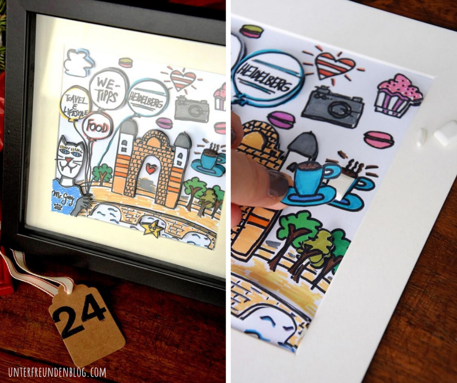 DIY Bild im Rizzi-Style 3D / Last-Minute-Geschenkidee!