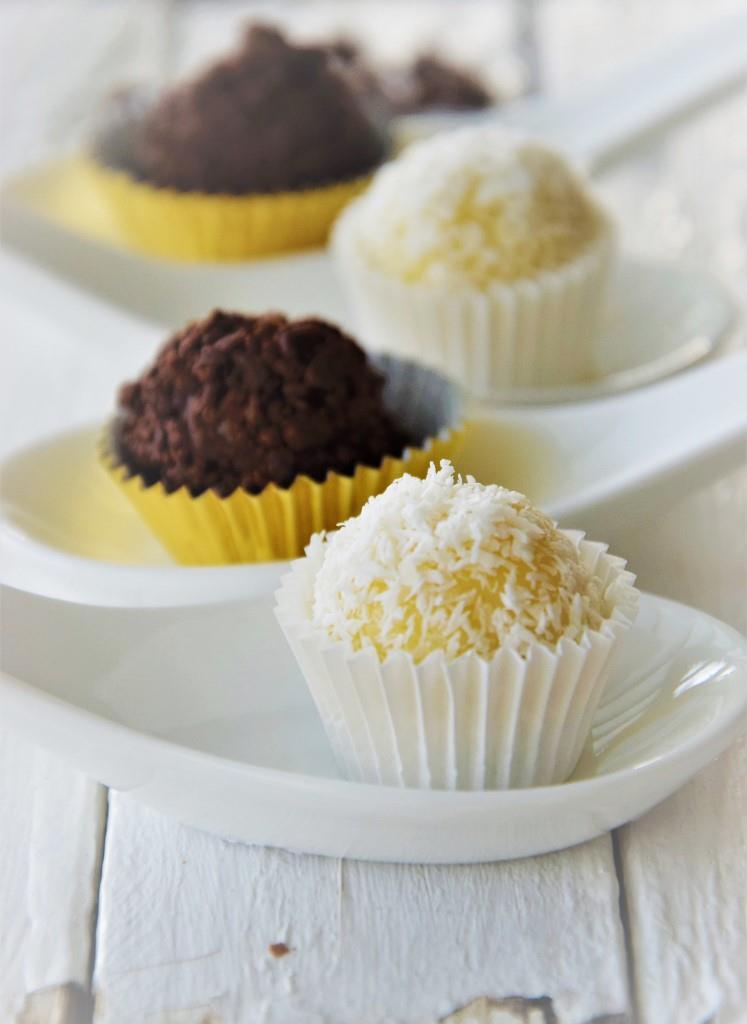 Rezept Brigadeiros Beijinho de Coco Brasilianisches Konfekt
