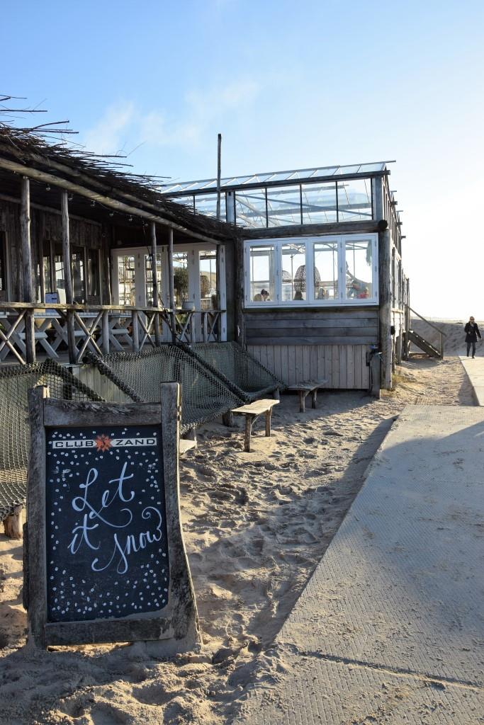 Unterfreundenblog Winter in Holland Fab Four Castricum an Zee Strandpavillon Club Zand Strandpaviljoen