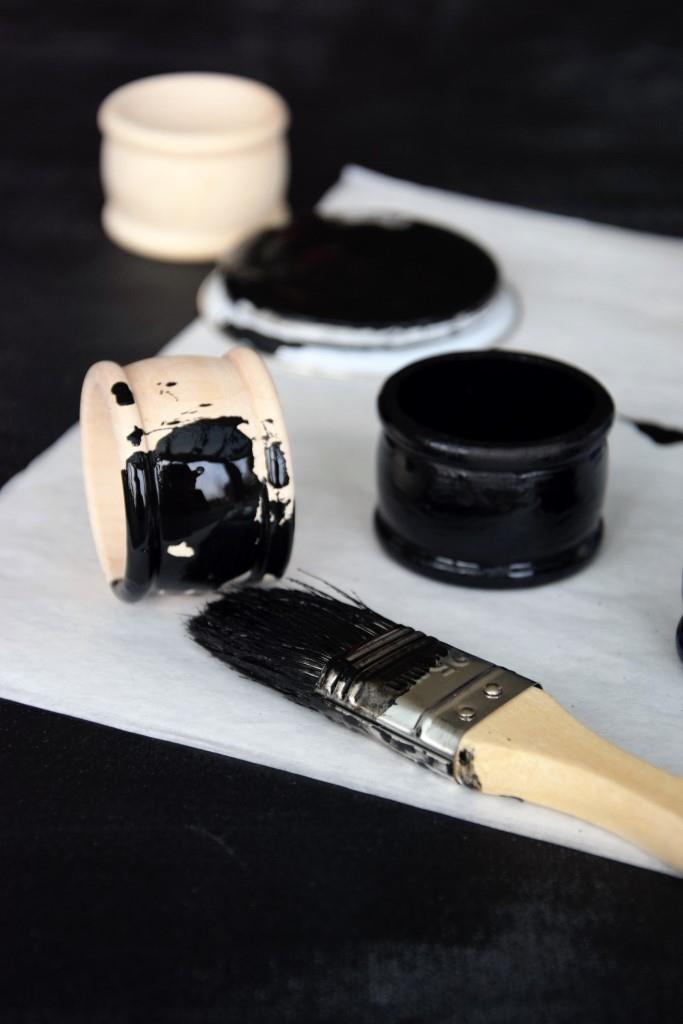 Einfaches DIY Serviettenringe Tafelfarbe personalisierbar - Unterfreundenblog