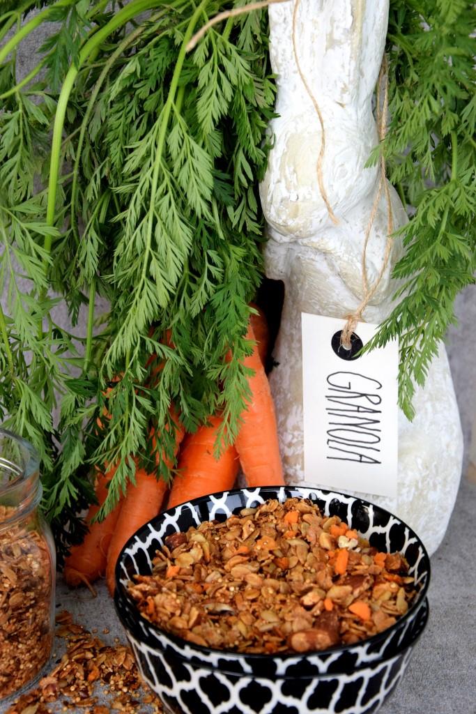 Karottenkuchen zum Frühstück - Carrot Cake Granola - Unterfreundenblog