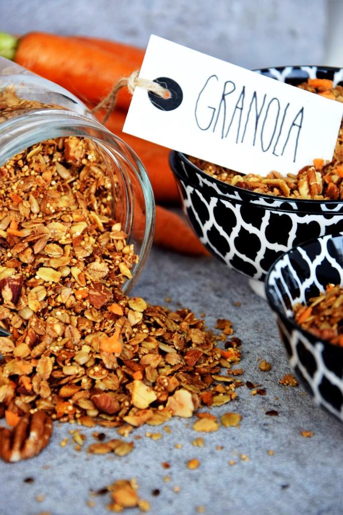 Karottenkuchen zum Frühstück - Carrot Cake Granola - Unterfreundenblog