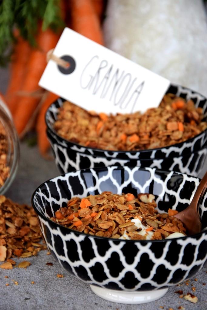 Karottenkuchen zum Frühstück - Carrot Cake Granola - Unterfreundenblog 
