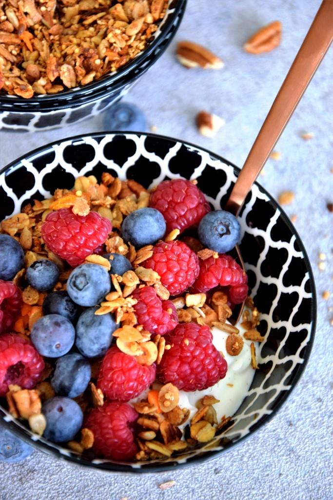 Karottenkuchen zum Frühstück - Carrot Cake Granola - Unterfreundenblog
