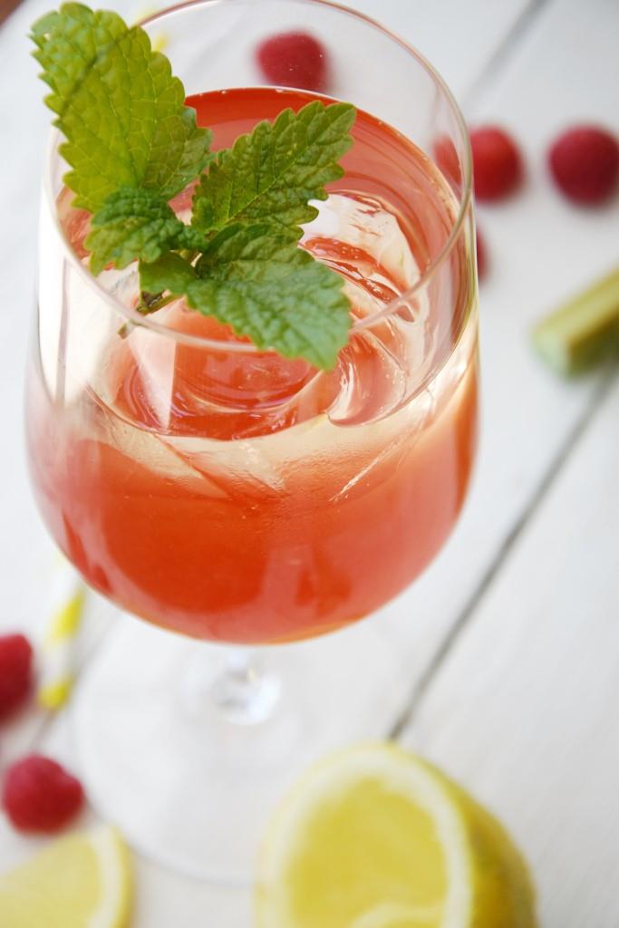 Rhabarbersirup für Spritz und Rhabarberlimonade, Rhabarberschorle - Rezept auf Unterfreundenblog