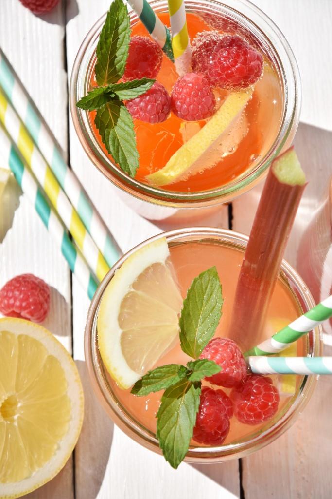 Rhabarbersirup für Spritz und Rhabarberlimonade, Rhabarberschorle - Rezept auf Unterfreundenblog