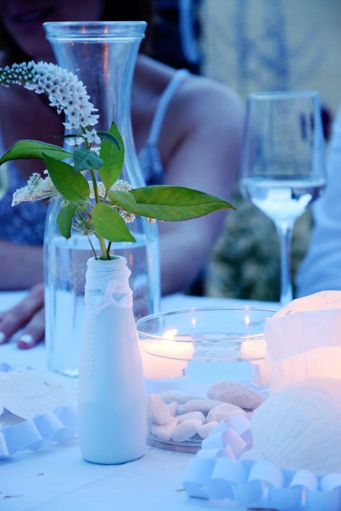 Abendstimmung beim White Dinner / Diner en blanc der Rhein-Neckar-Blogger - Unterfreundenblog
