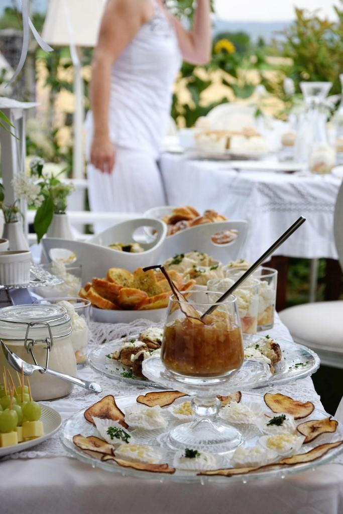 Geeiste Melonenbowle - mein Getränk zum White Dinner / Diner en blanc - Unterfreundenblog