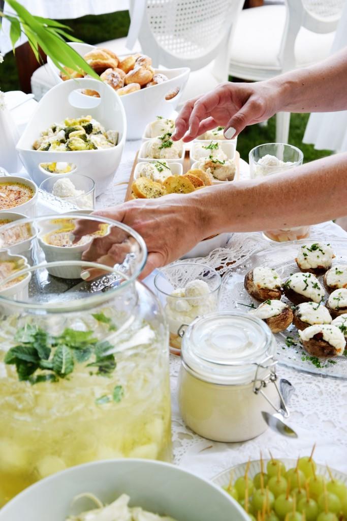 Geeiste Melonenbowle - mein Getränk zum White Dinner / Diner en blanc - Unterfreundenblog