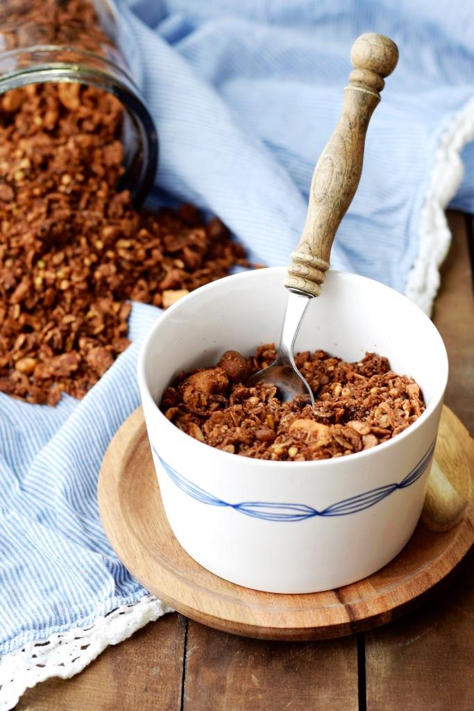 Schokoladen-Buchweizen-Granola - Unterfreundenblog