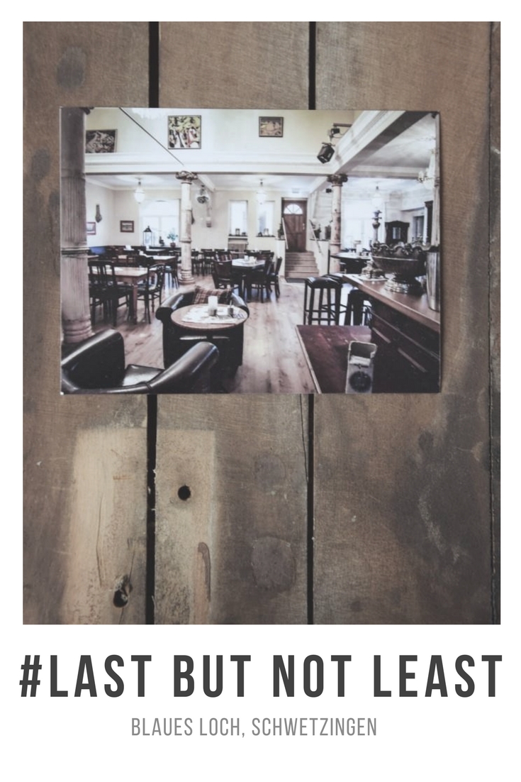 Die Rhein-Neckar-Blogger on Tour - leckerer Abschluss im Biergarten Blaues Loch in Schwetzingen