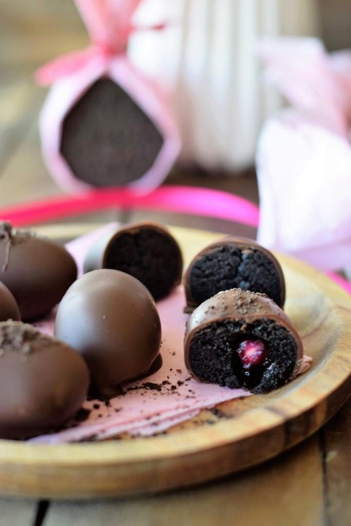 Na, wer hat sich denn hier in der OREO-Praline versteckt? Mjam - Granatapfel!