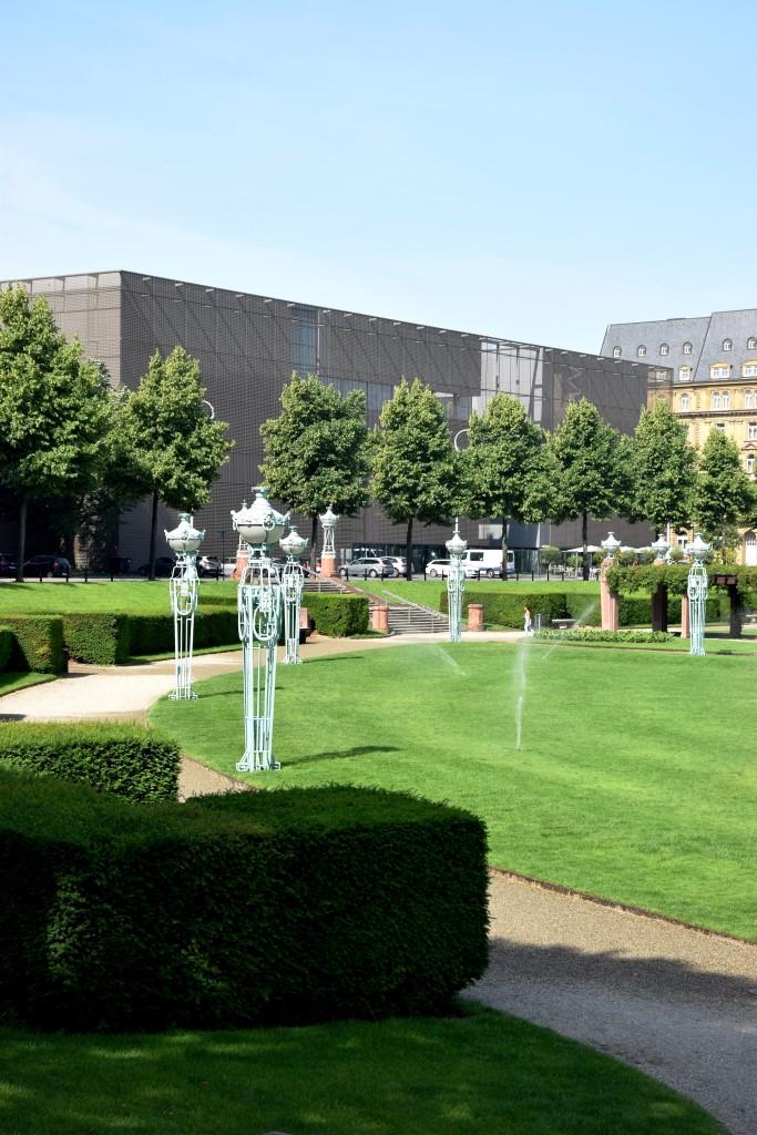 Die neue Kunsthalle Mannheim von außen