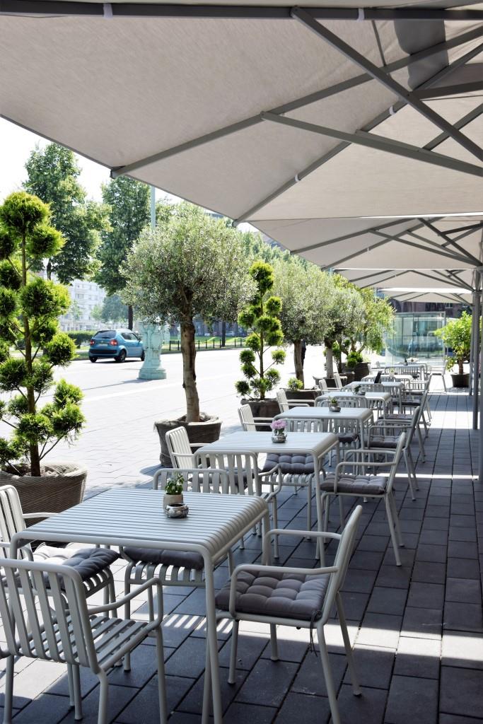 Willkommen auf der Terrasse des LUXX in Mannheim