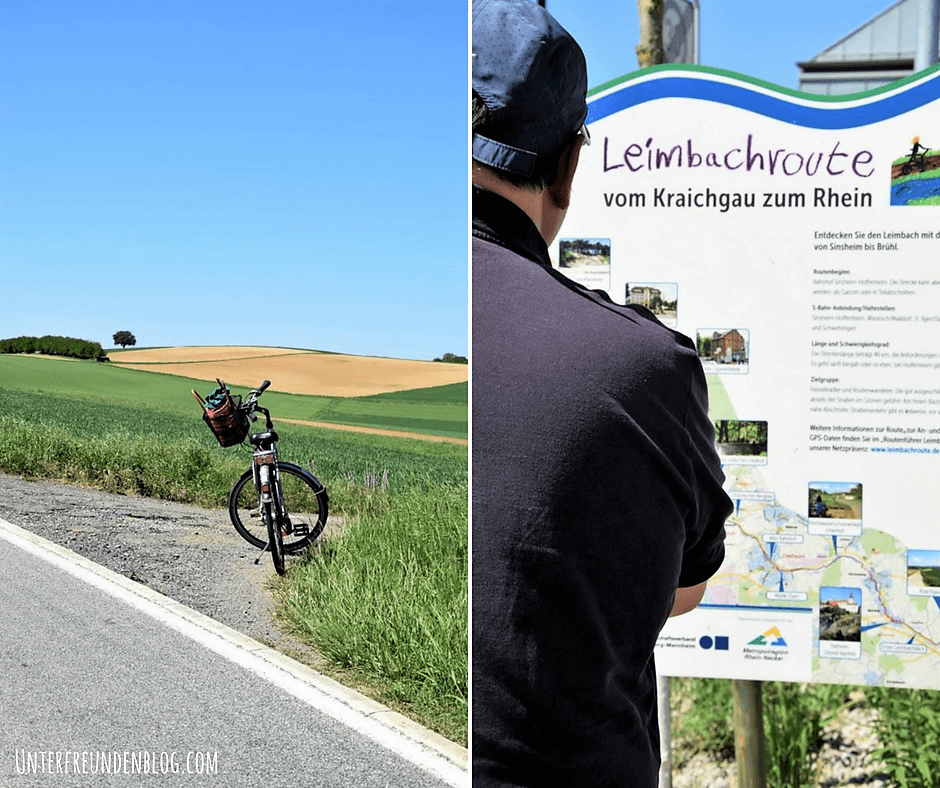 Schatz, wir machen eine Radtour!  Radeln entlang der Leimbachroute – Ausflugstipp für die Rhein-Neckar-Region