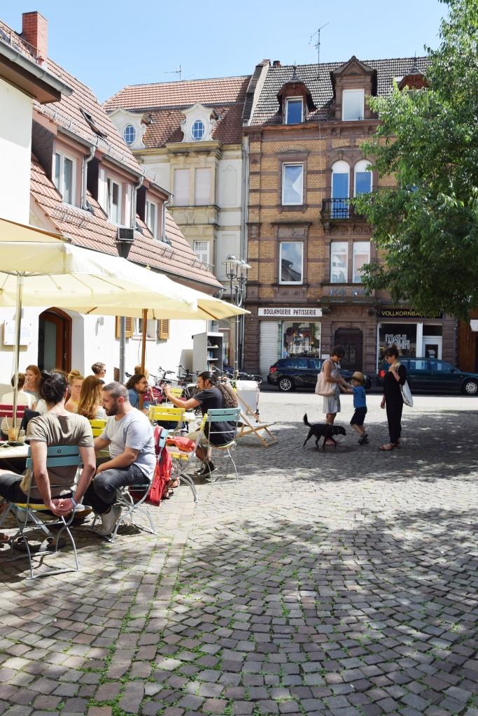 Sonnige Auszeit auf dem Neuenheimer Marktplatz