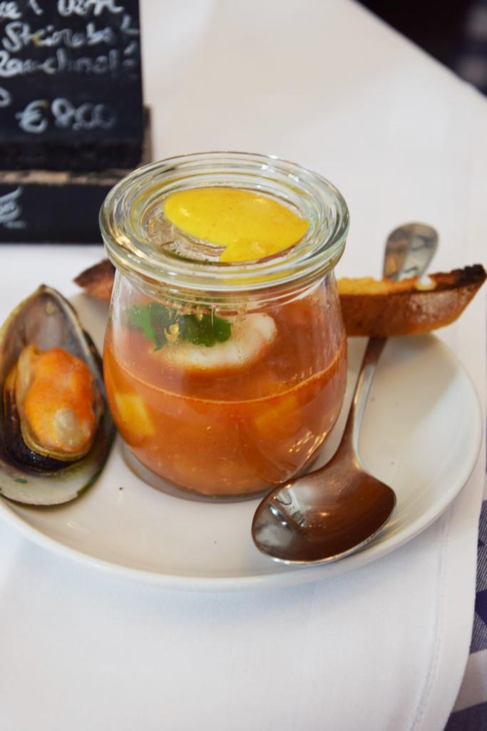 Die Boullabaisse mit Rouille - ein französischer Klassiker für uns als Versuchs-Portion