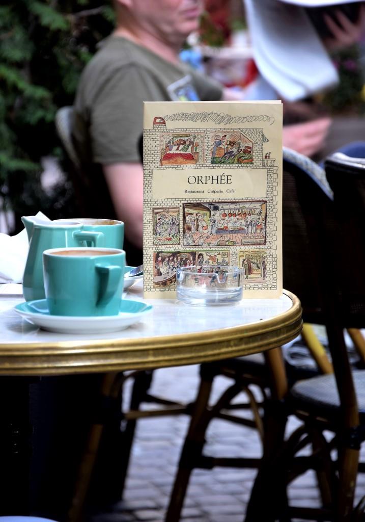 Kaffee-Kult und -Kultur in Regensburg - Das französische Restaurant, Bar, Café Orphee