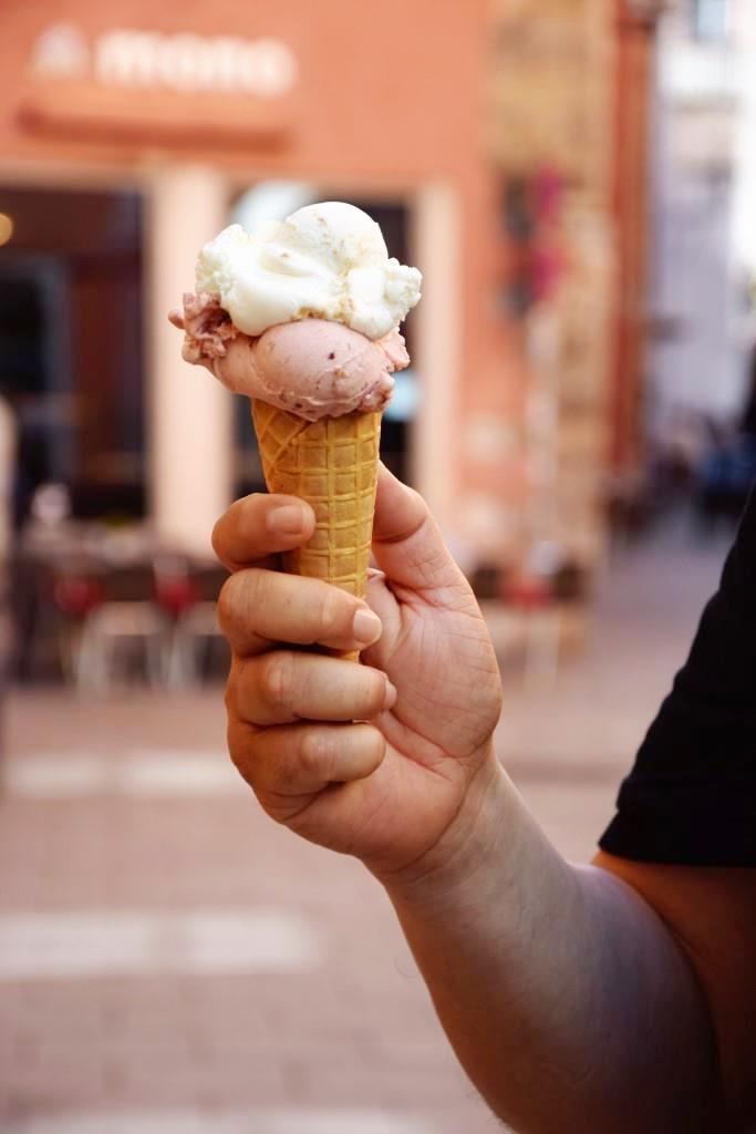 Eis-Kult in Regensburg - der Stenz