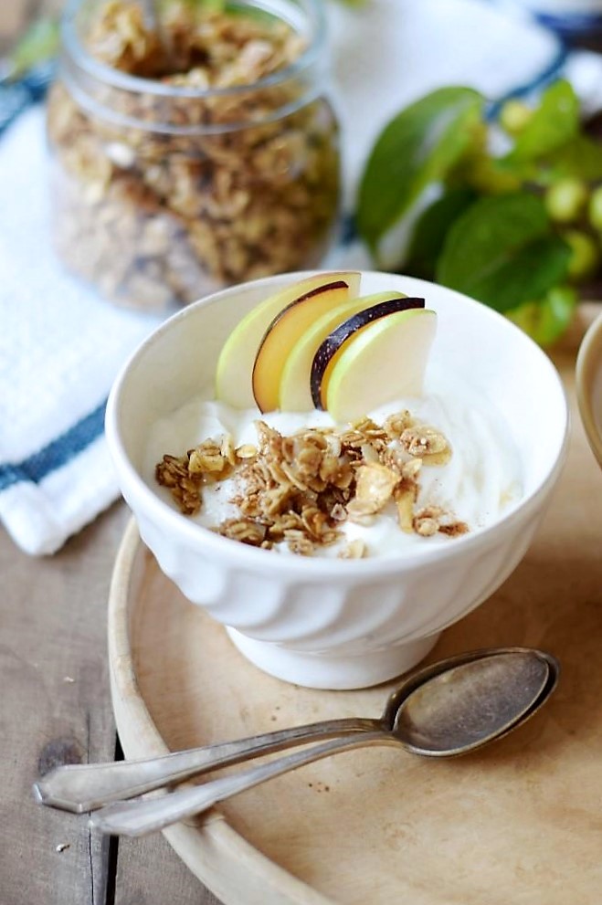 An die Müslischüsseln, fertig, CRUNCH!