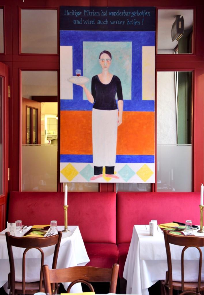 Man kann sich kaum sattsehen - im Restaurant Orphee, Regensburg