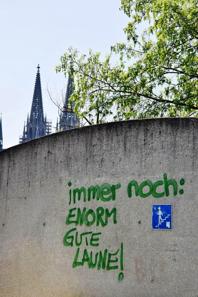 Gut gelaunt in Regensburg!