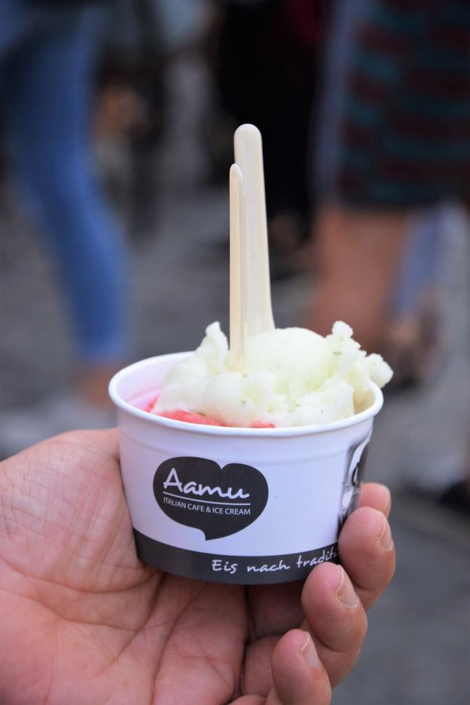 Aamu, unser Favorit unter den tollen Eiscafés in Regensburg