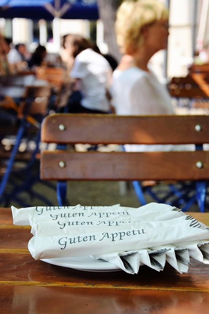 Guten Appetit! Haben wir - ab in den Biergarten!