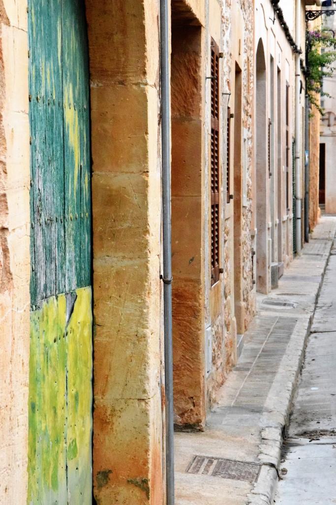 Ruhige Seitenstraße in Santanyi, Mallorca