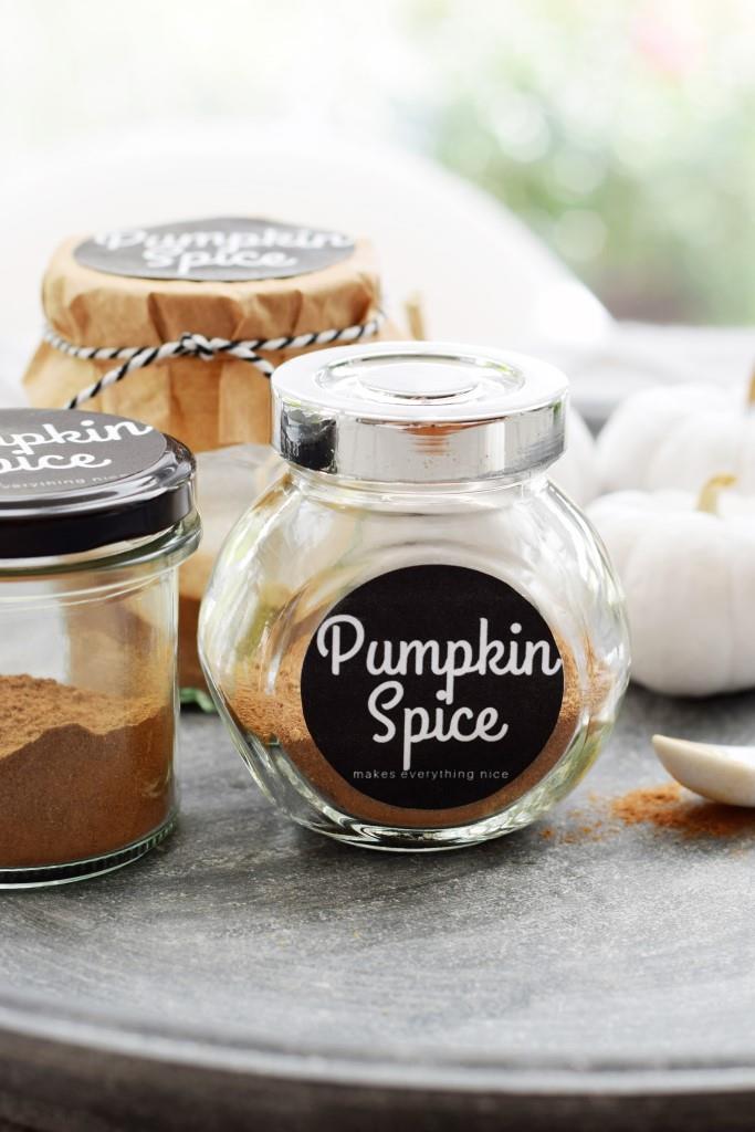 Pumpkin Pie Spice makes everything nice - Rezept und Freebie Etikett - Unterfreundenblog
