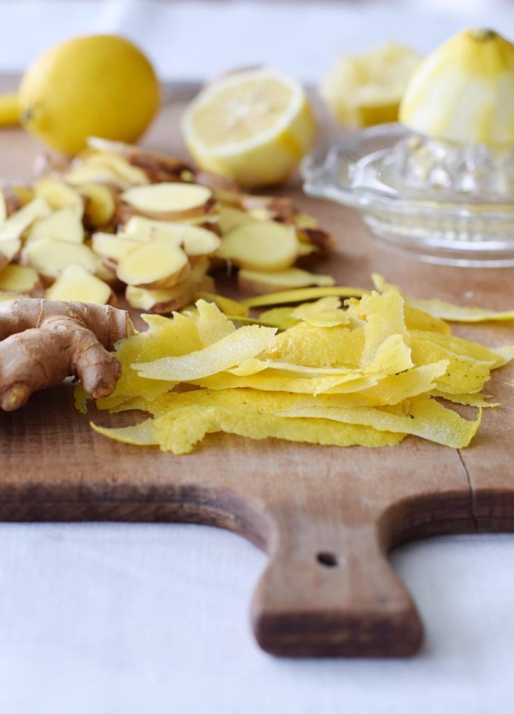 Rezept für Ginger-Lemon-Shots - einfach selbst gemacht ohne Entsafter - Unterfreundenblog