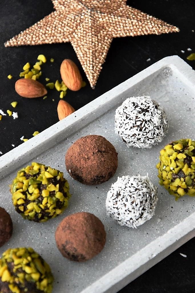 Rezept für vegane Blitztrüffel - Geschenkideen für Foodies - Unterfreunden Blog