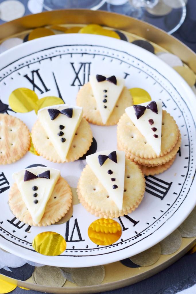Silvester Fingerfood einfach Käse Snack Cracker Unterfreundenblog Rezept