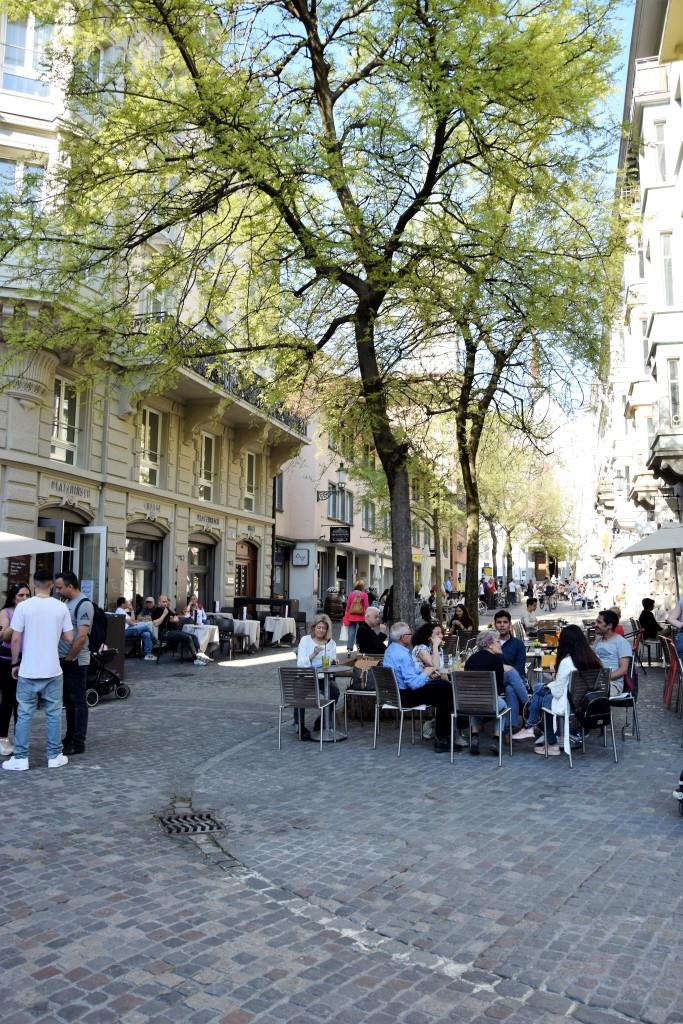Zürich Altstadt Frühling