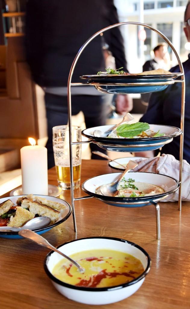 Food NENI Hummus Etagere