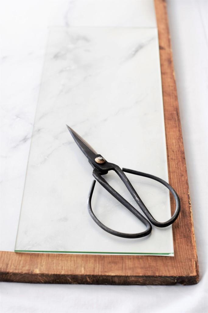 DIY Marmorfolie Schere