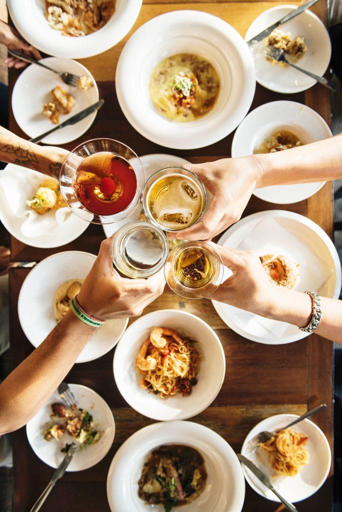 #Cheers #Food #Table #Group