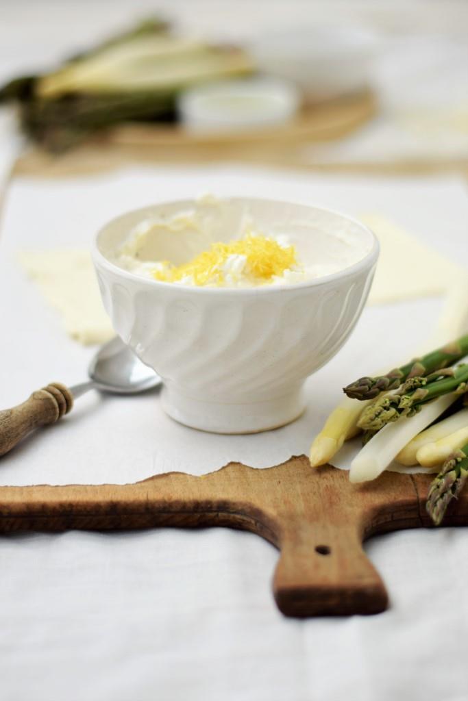 Ricotta Zitrone Spargel