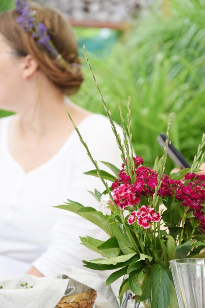 Picknick Blumenmädchen Flowergirl