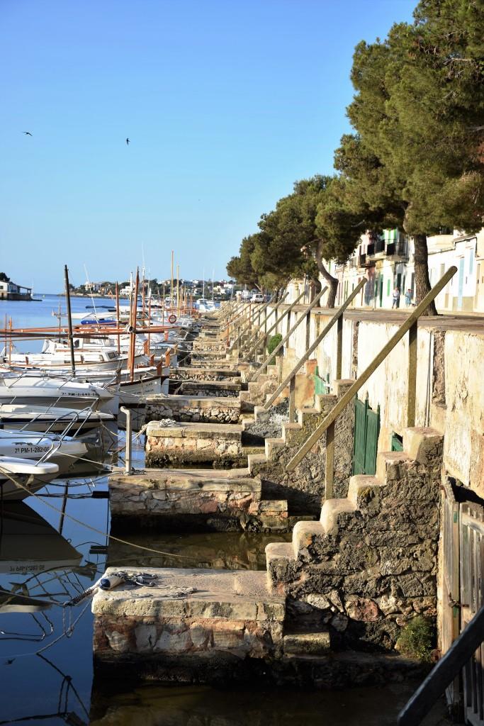 Steinstufen Hafen Mallorca