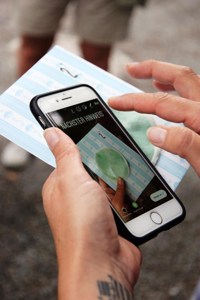 Hinweis Instagram Stories