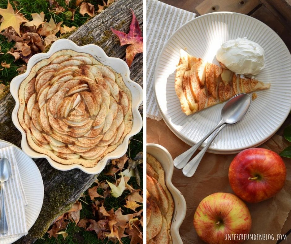 Herbst-Soulfood! Lieblingsrezept für eine ganz schnelle und einfache&nbsp;Apfeltarte