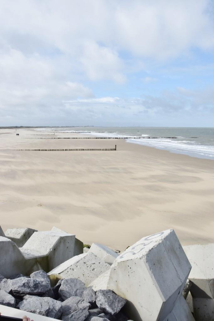 Strand Cadzand Zeeland Herbst