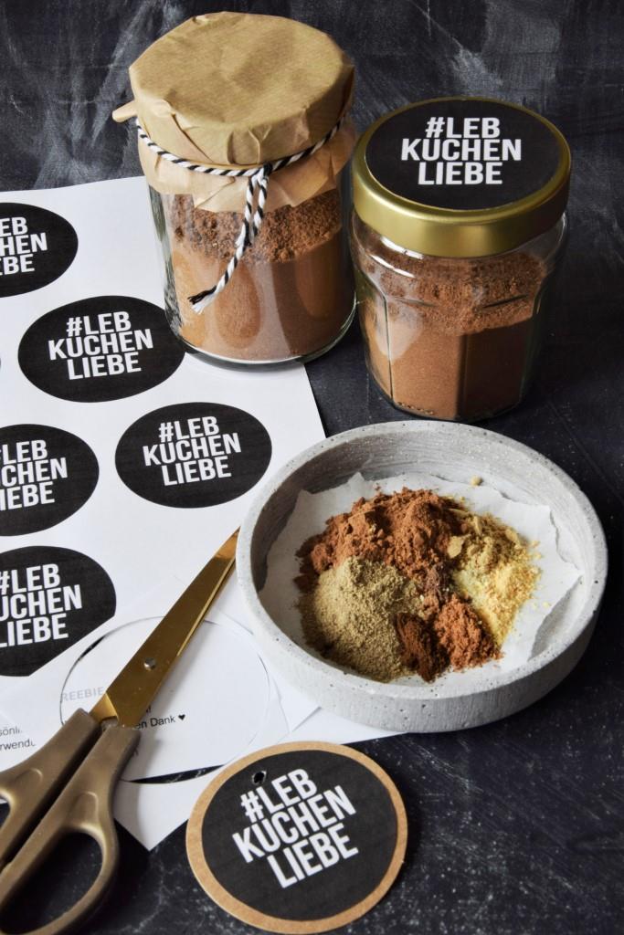 Freebie Etiketten Lebkuchengewürz