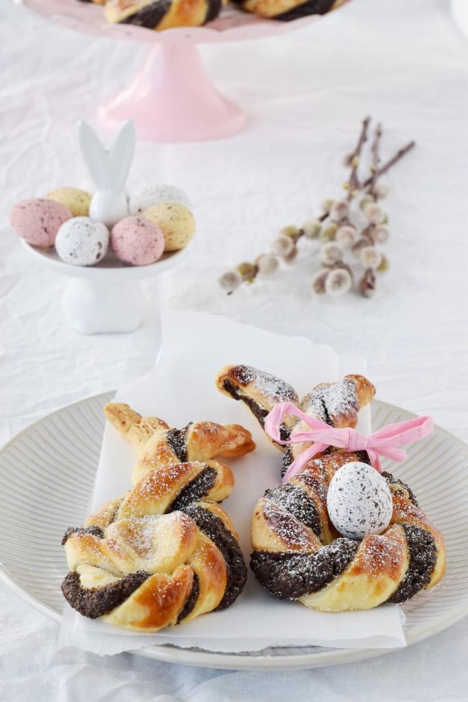 Ostern Rezept Blätterteig Hasen